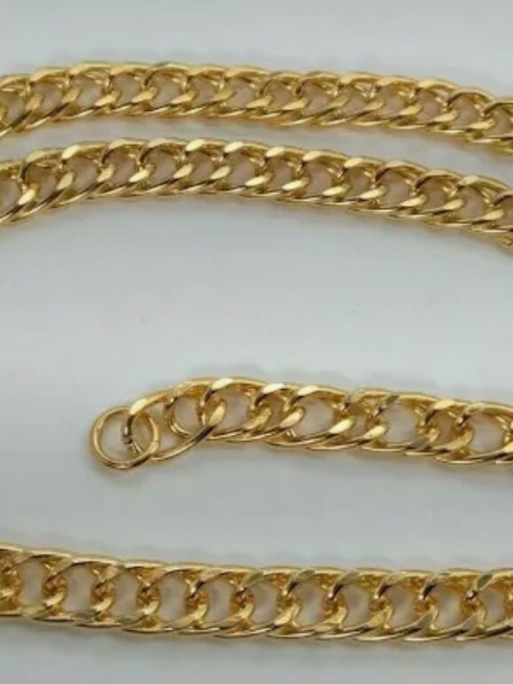 Kenneth Jay Lane Gold-Tone Curb Chain Necklace